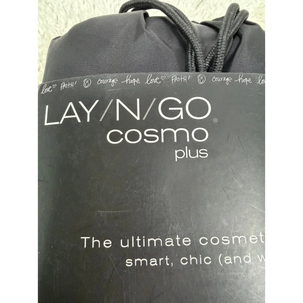 Lay-n-Go Cosmo Plus Drawstring Cosmetic Bag Black 21